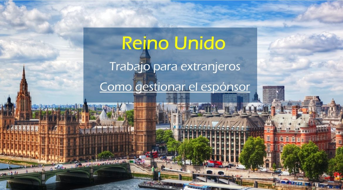 gestionar espónsor visado para UK