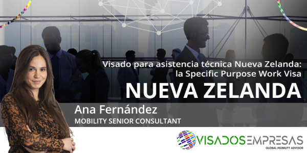 Visado asistencia técnica Nueva Zelanda. Visados empresas