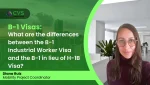 Comparison B-1 Visa vs in lieu of H-1B