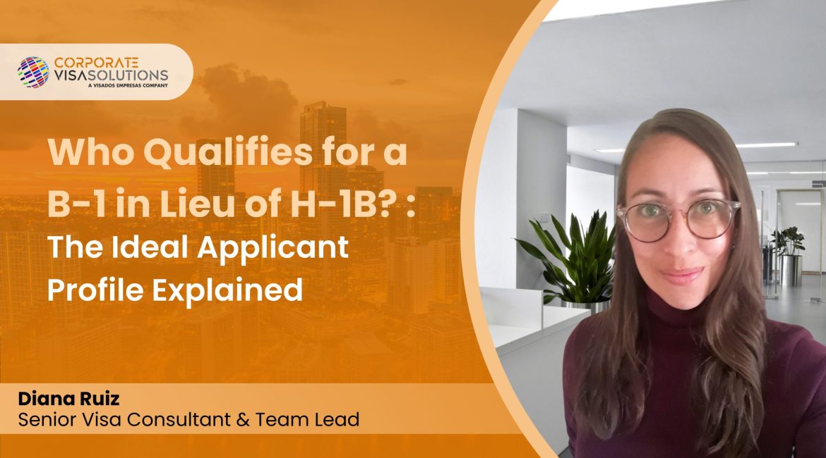 B-1 in Lieu of H-1B